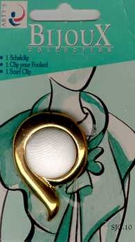 Schalclip Melanie tropfenform, gold